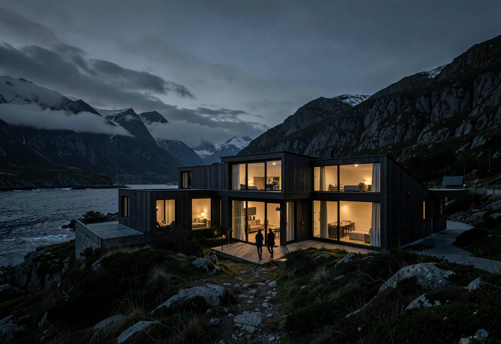 A private Nordic destination at dusk