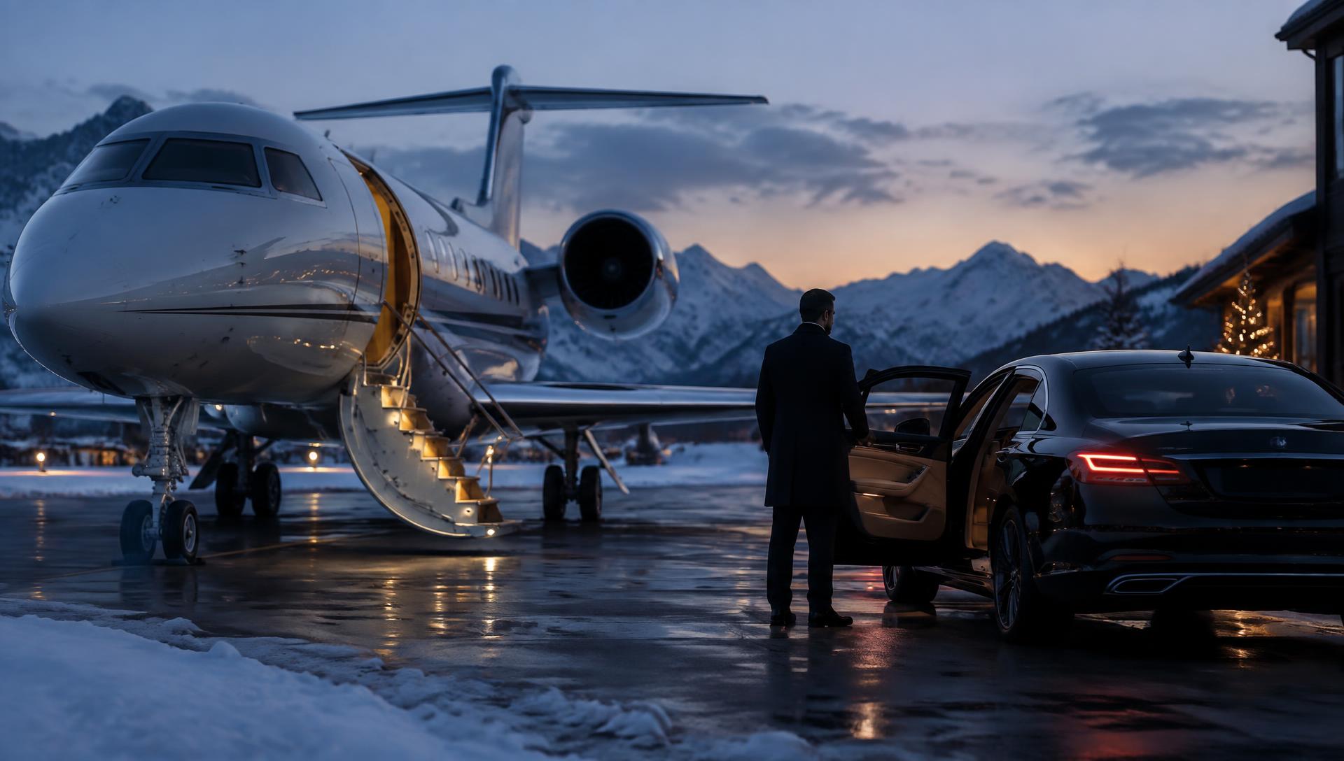 A private chauffeured transfer arranged by the SP Experiences concierge