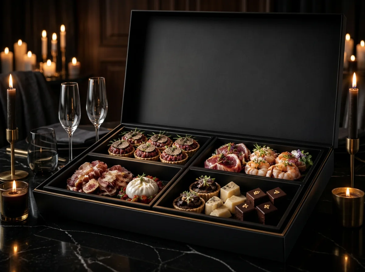 The Executive Collection in an architectural black SP Experiences box