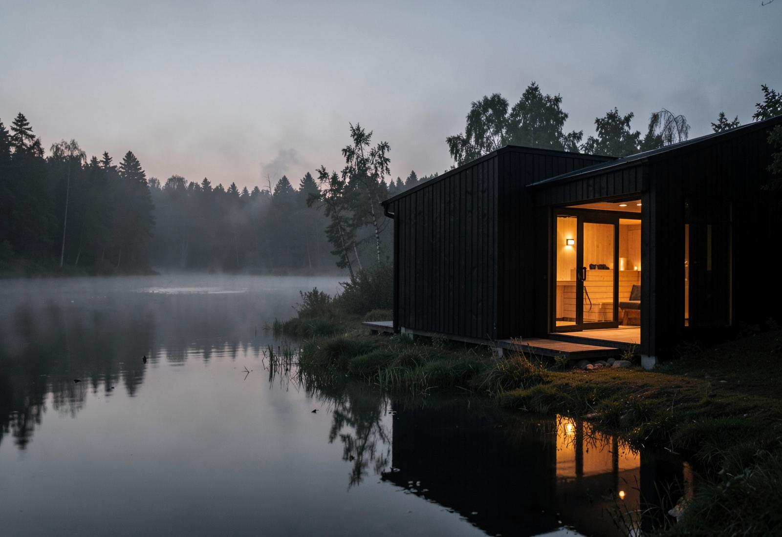 Private wellness retreat setting
